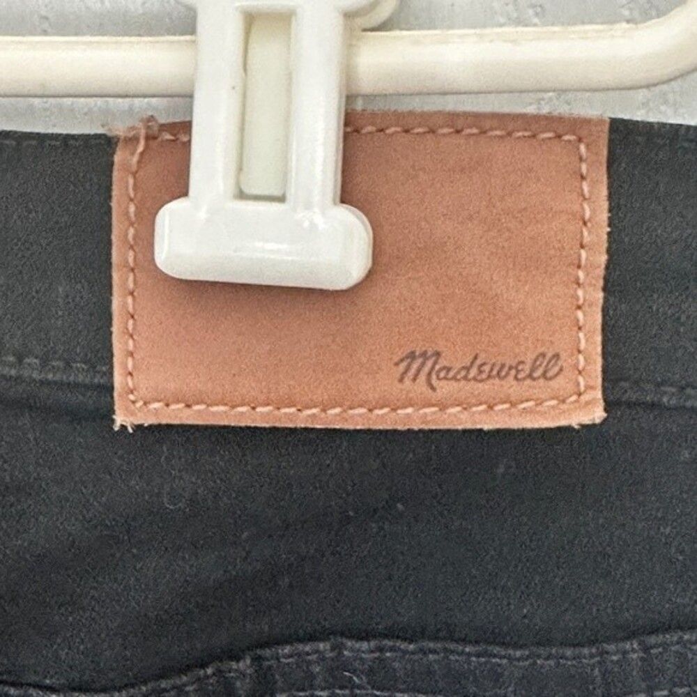 Madewell Jeans Black High Waist Skinny Road-Tripper Jeans Like New Size 30 - Picture 7 of 8